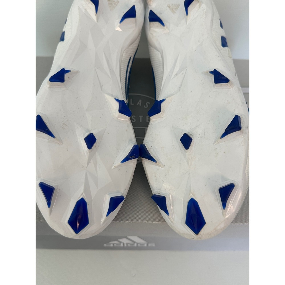 Adidas Predator Edge.2 FG Soccer Cleats White Blue Mens Size 7.5 GW2269 - Picture 11 of 11